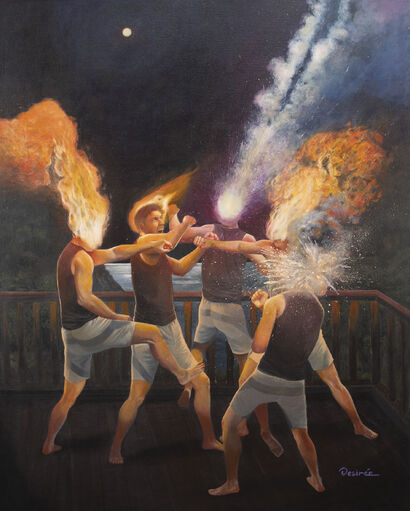 No title - a Paint Artowrk by Desiree JIMENEZ